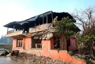 Antakya'da Depremzede Binada Yangın