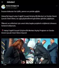 Emine Erdoğan Hatay'da Yeni Projeleri Ziyaret Etti