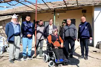 Hatay'dan Engellilere Tekerlekli Sandalye Desteği