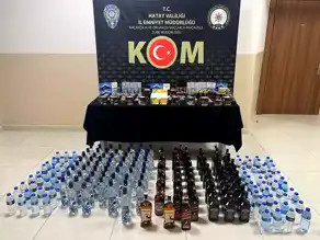 Hatay'da 1284 Litre Sahte İçki Operasyonu: 7 Gözaltı