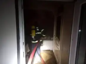 İlçede Apartman Yangını: Hızlı Müdahaleyle Sönmüştür