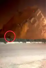 Hatay Defne'de Bina Yıkımı Panik Yarattı