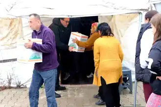 Mudanya'dan Hatay'a Deprem Yardımı