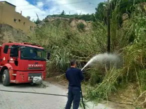 Güçlü Rüzgarın Neden Olduğu Elektrik Yangını Söndürüldü