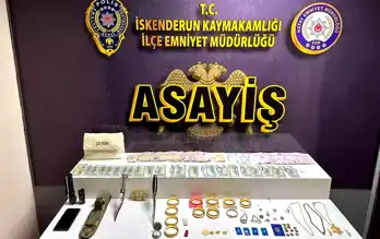 İskenderun'da Hırsızlık Çetesi Çökertildi: Değerli Eşyalar Ele Geçirildi