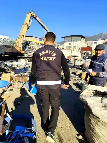 İskenderun'da Hurdacılara Polis Baskını!