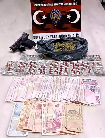 İskenderun'da Uyuşturucu ve Silah Operasyonu!