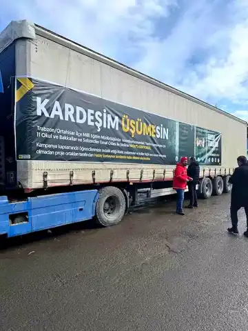 Trabzon'dan Hatay'a 3 Bin Gıda Kolisi